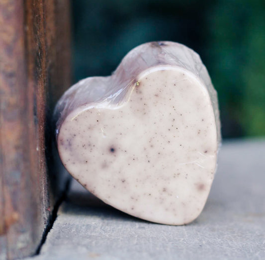 Heart-Shaped Goat Milk Soap