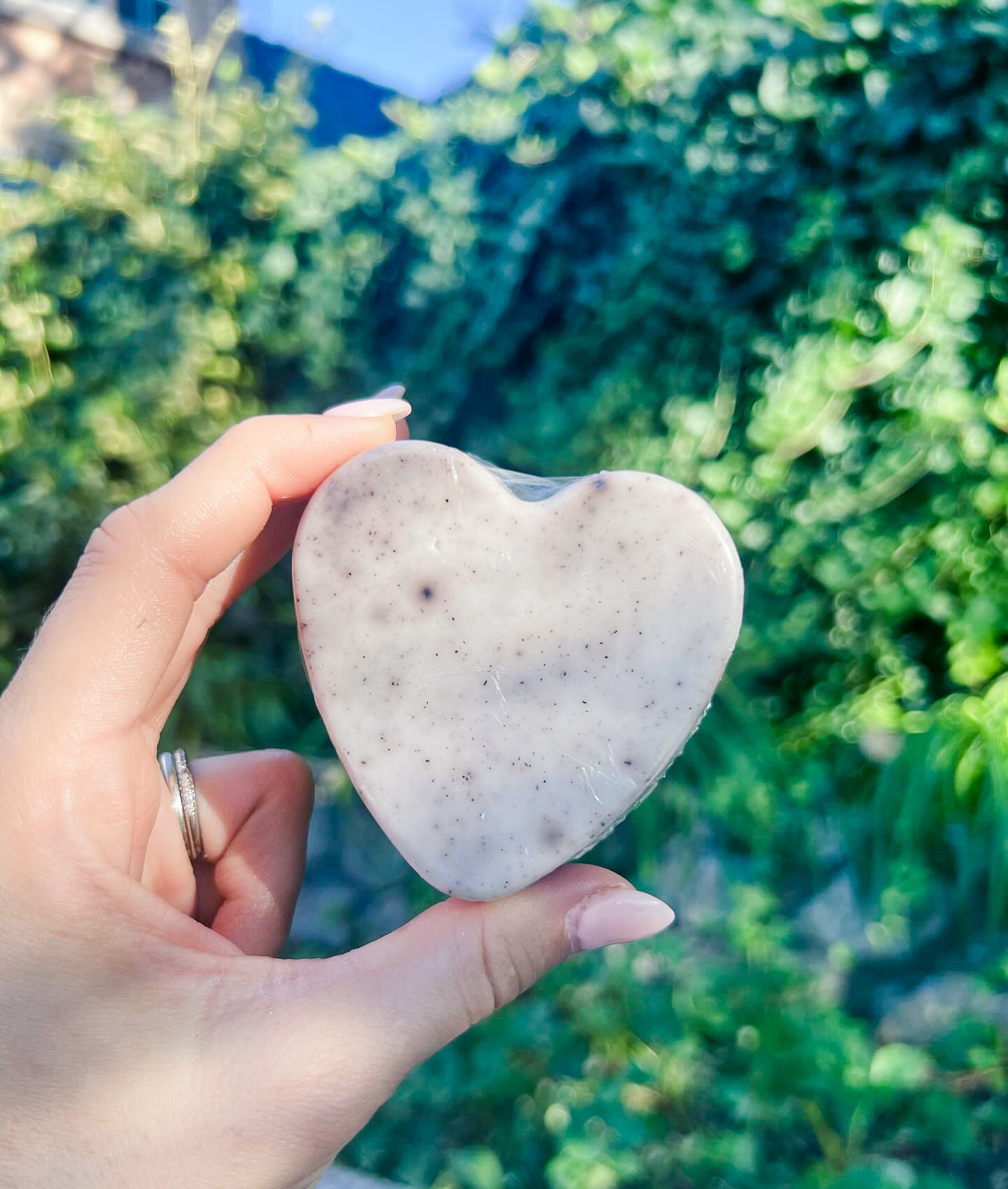 Heart-Shaped Goat Milk Soap