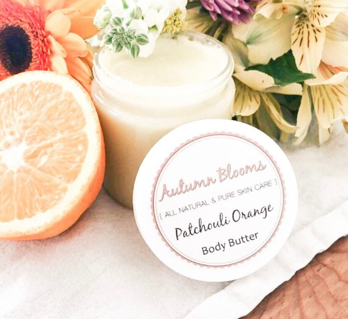 Patchouli Orange Body butter, Organic Body Butter, Gift for her