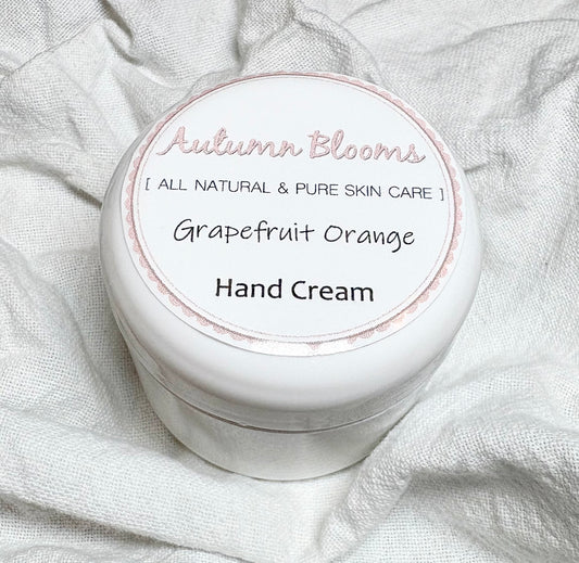 Grapefruit + Orange, Natural Hand Cream, Organic, Hand lotion, Moisturizer, Non-GMO, Vegan