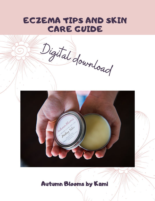 Eczema Tips and Skin Care Guide, Digital Product, PDF File, Download Only, Recipes, DIY recipes