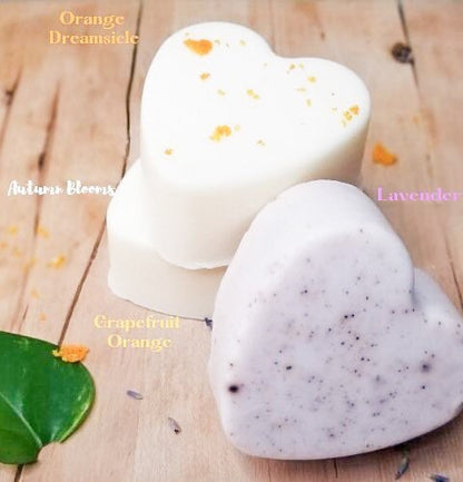 Heart, Goat milk soap, dry skin, Gift for her, gift for him